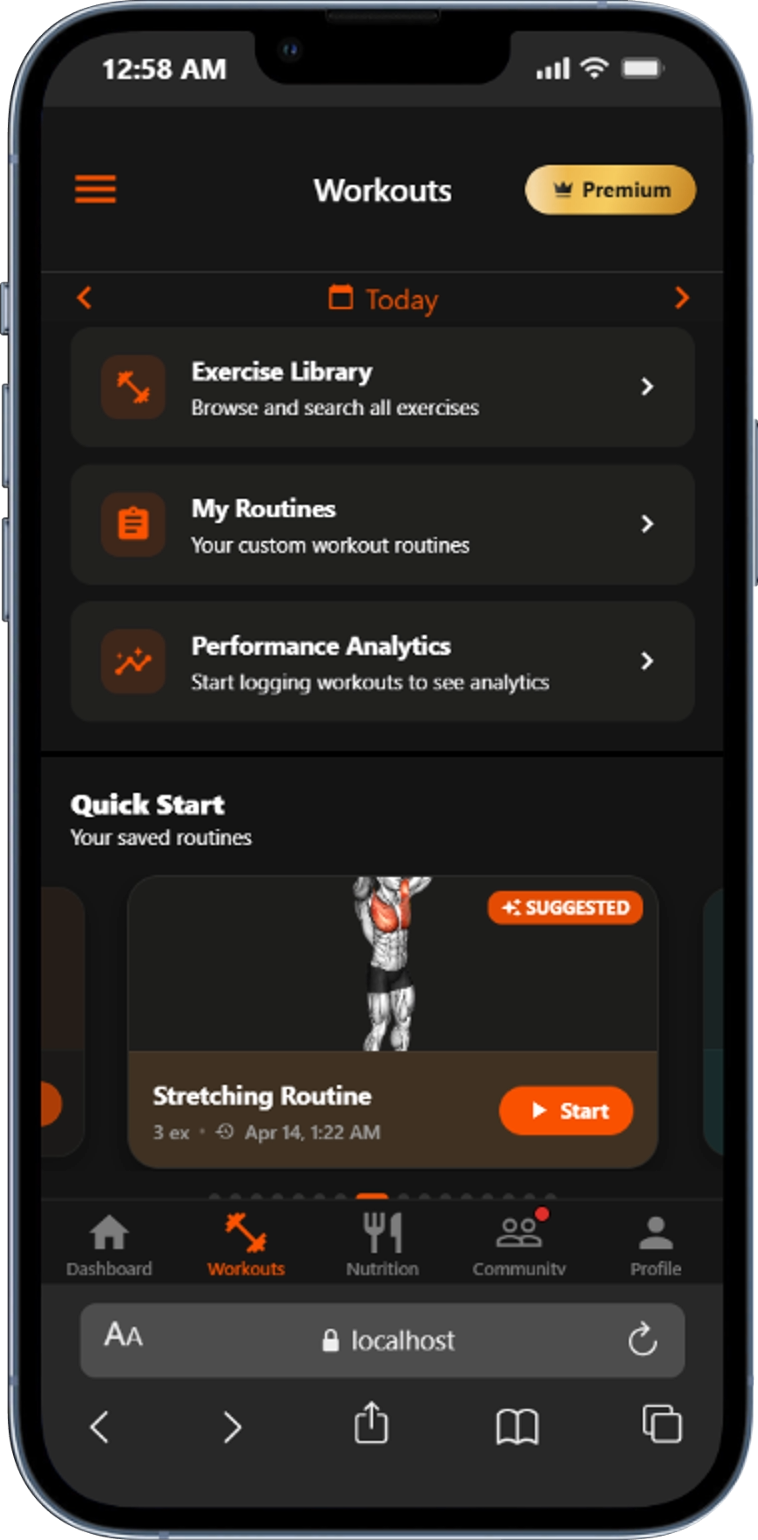 Workout Tracking